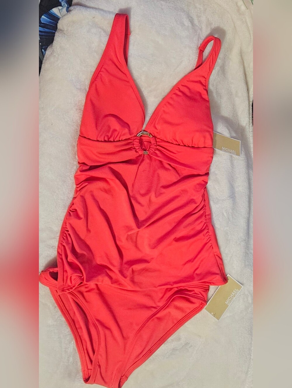 Michael Kors Sea Coral Tankini New W/ Tags  Siz3 XS